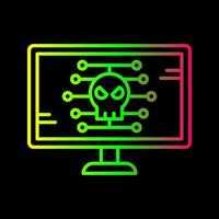 icono de vector de malware