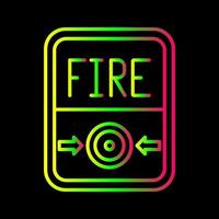 Fire Button Vector Icon