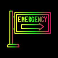 Emergency Sign Vector Icon