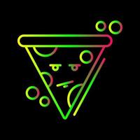 icono de vector de pizza