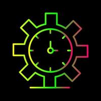 icono de vector de gestión de tiempo