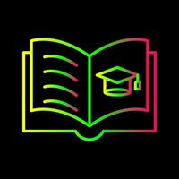 Open Book Vector Icon