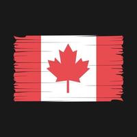 Canada Flag Brush Vector