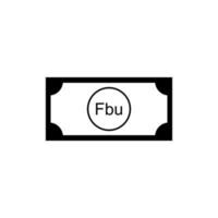 Burundi Currency Symbol, Burundian Franc Icon, BIF Sign. Vector Illustration