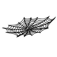 Set of cobwebs. Vector illustration of a set of spider web.