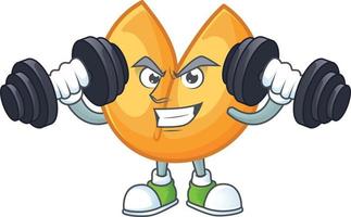 Chinese fortune cookie cartoon character style vector