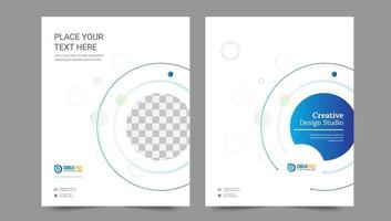 Cover template flyer design vector background