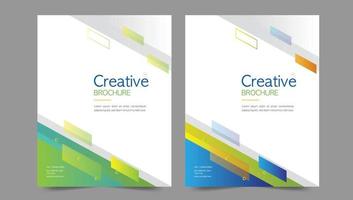 Cover template flyer design vector background