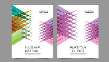 Cover template flyer design vector background