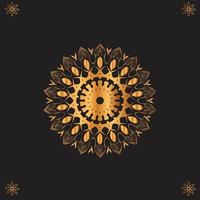 Luxury ornamental mandala design background vector