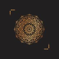 Luxury ornamental mandala design background vector