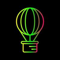 Hot Air Balloon Vector Icon