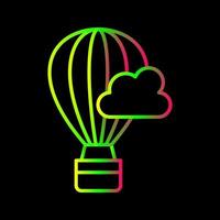 Hot Air Baloon Vector Icon