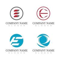 E Letter Logo Business  Vector and symbol design