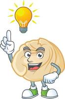 Dumpling cartoon character style vector
