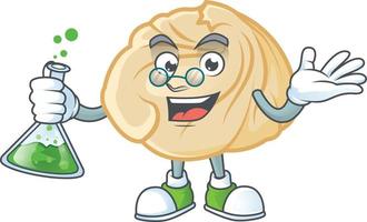 Dumpling cartoon character style vector