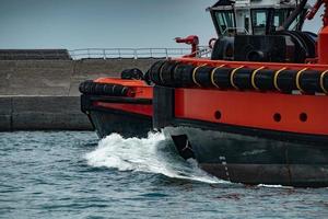 tug tugboat tugboat prow photo