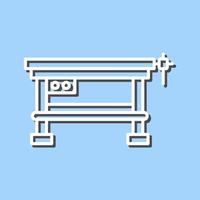 Work Bench Vector Icon