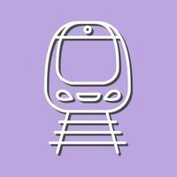 icono de vector de tren