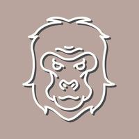 Gorilla Vector Icon