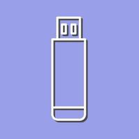 USB Drive Vector Icon