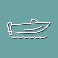 Speed Boat Vector Icon