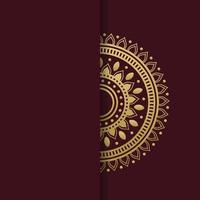 luxury ornamental mandala background design vector