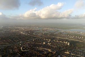 amsterdam puerto canales carreteras vista aérea panorama foto