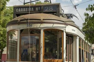 Lisbon Cable Car traditional trolley photo