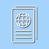 Global Report Vector Icon