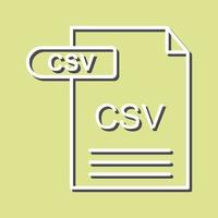 CSV Vector Icon