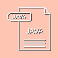 icono de vector de java