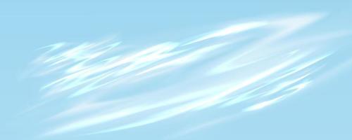 Abstract light blue background white wavy lines vector