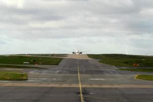 PARIS, FRANCE - NOVEMBER 7 2019 - Paris airport CDG landing and loading cargo and passenger photo