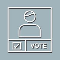 Candidate Banner Vector Icon