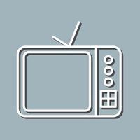 icono de vector de televisor