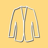 icono de vector de traje