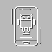 icono de vector de Android