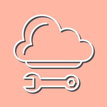 Cloud Computing Vector Icon