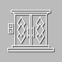 icono de vector de puerta