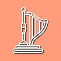 Harp Vector Icon