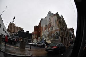 filadelfia, estados unidos - 24 de abril de 2017 - distrito de philadelphia little italy con tiendas y restaurantes foto