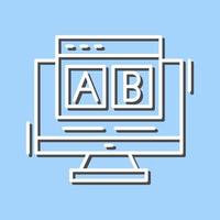 AB Testing Vector Icon