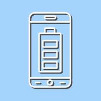 Mobile Battery Vector Icon