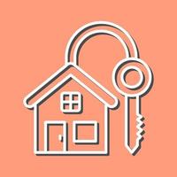 House Key Vector Icon