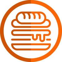 Cuban Sandwich Vector Icon Design