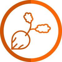 Radish Vector Icon Design