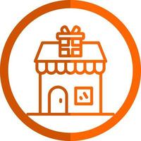 Gift Shop Vector Icon Design