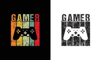 Gaming Quote T shirt design, typography vector