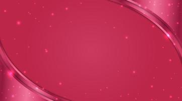 Viva magenta abstract background. Vector luxury banner. Red and shiny decor elements. Trendy glowing design